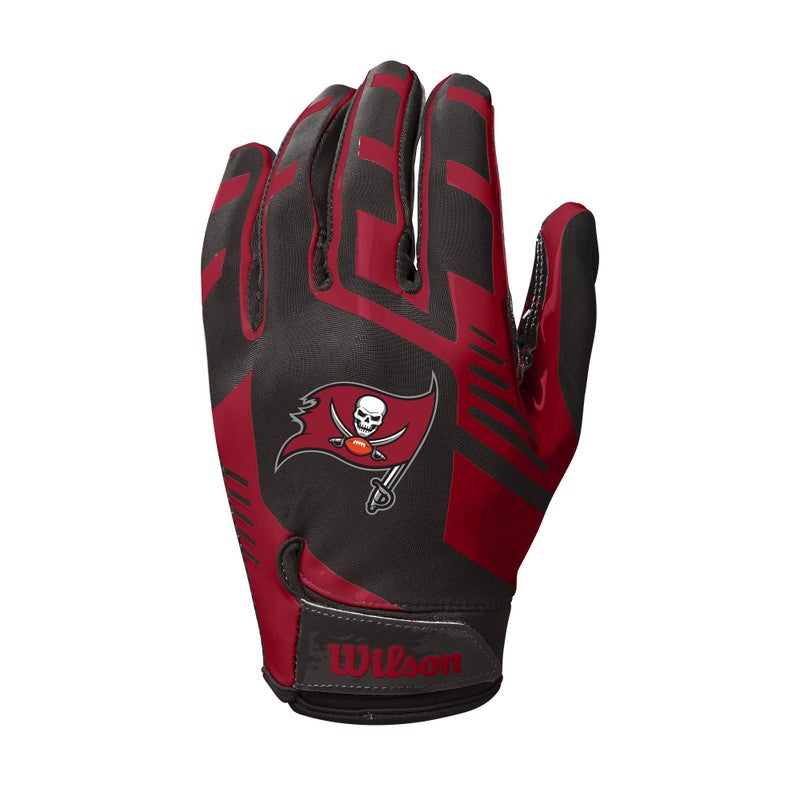 Wilson NFL Stretch Fit Football Gloves - Youth, Tampa Bay Buccaneers - Image 2